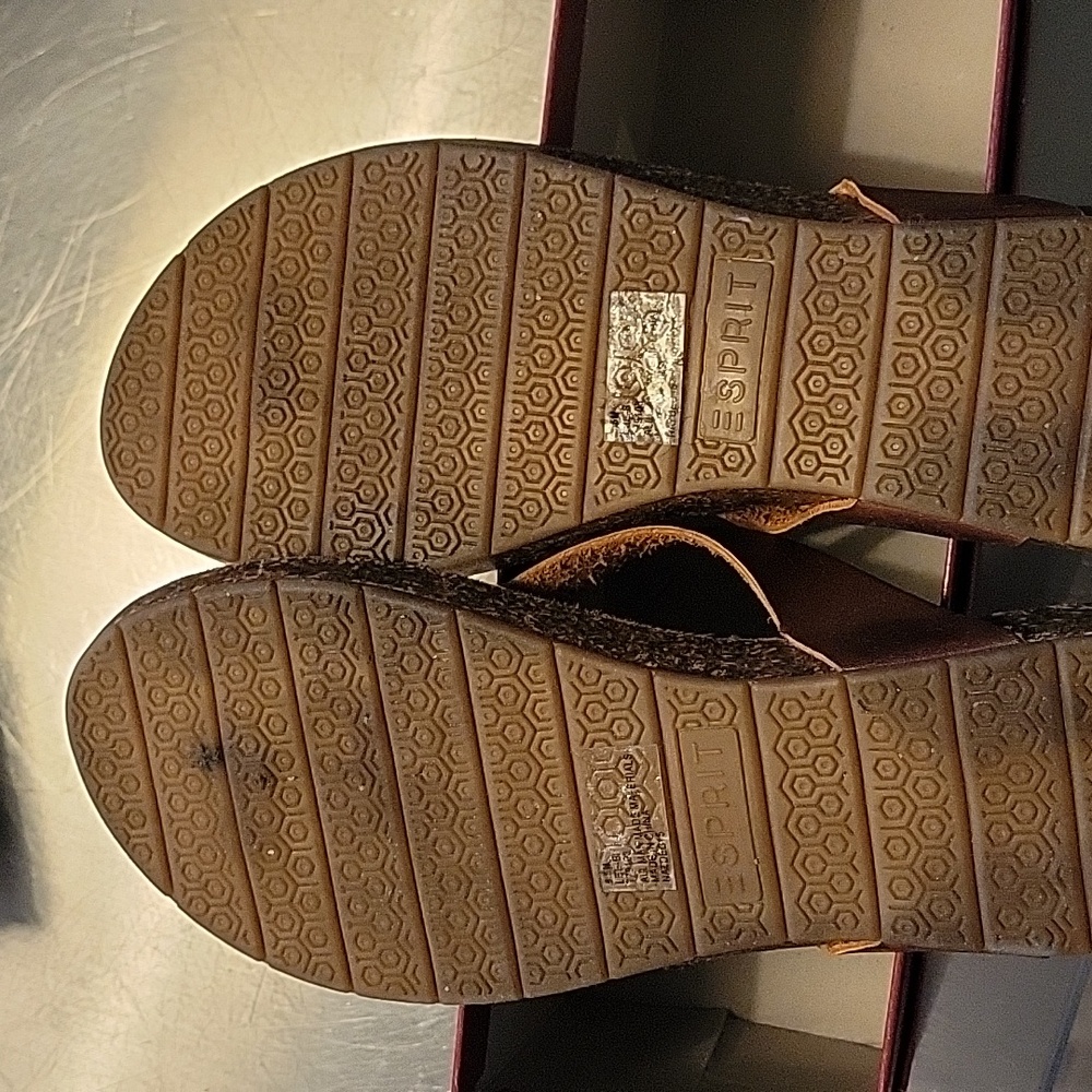 Women's Leatger Esprit sandals - Picture 3 of 4